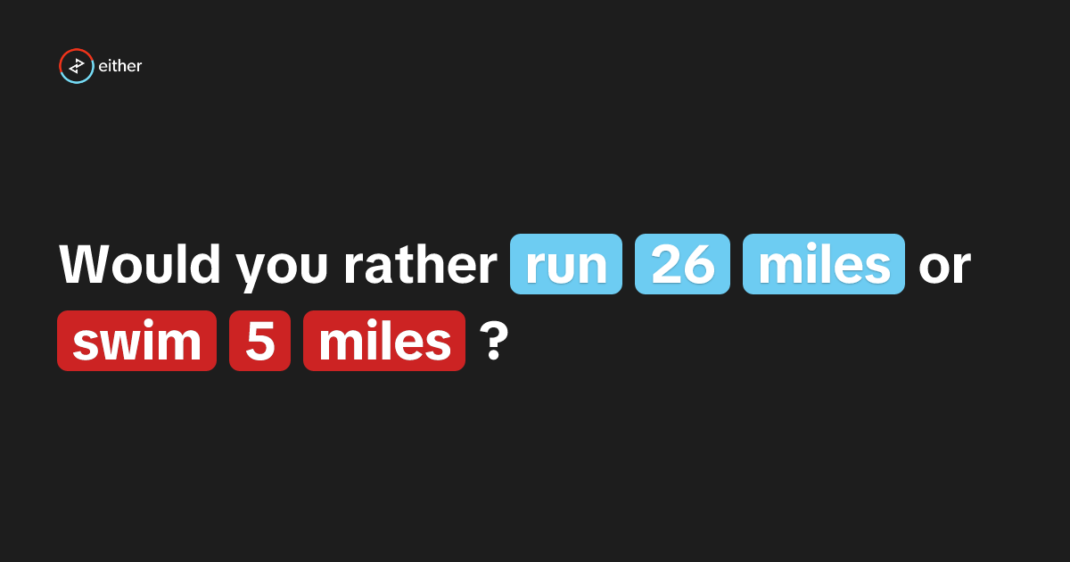 Track or Pool? · Either